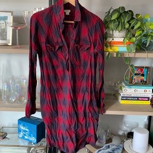 J. Crew factory Buffalo plaid dress